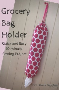 Grocery Bag Holder DIY. This useful little helper is so worth to make. It only takes about 10 minutes | DIY Crush