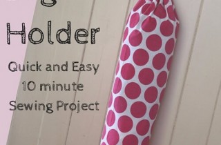 Grocery Bag Holder DIY. This useful little helper is so worth to make. It only takes about 10 minutes | DIY Crush