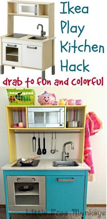 Ikea Play Kitchen Makeover DIY