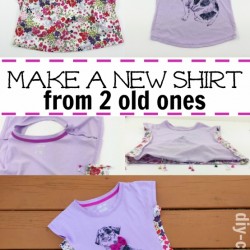 Make A Larger Shirt From Two Smaller Ones