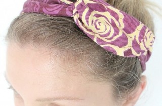 Easy wire headband tutorial. Sew yourself and your girls these cute headbands. They won't take much fabric and are quick to make | DIY Crush