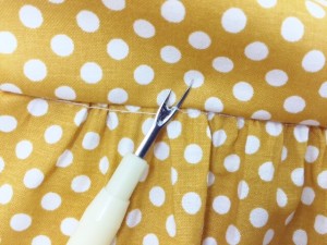 How to make ruffles and sew them on DIY Crush