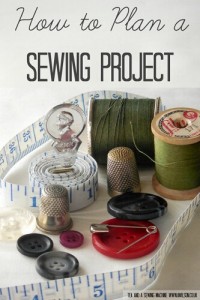 How to plan a sewing project