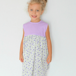 Girls Gathered Dress Pattern