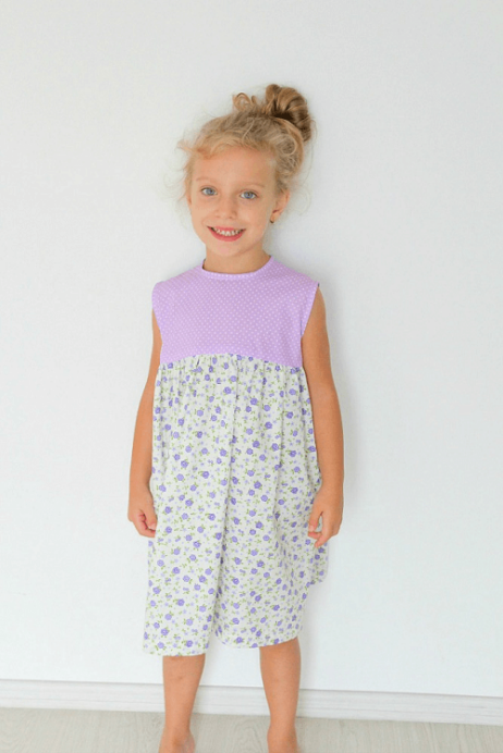 Girls Gathered Dress Pattern - DIY Crush