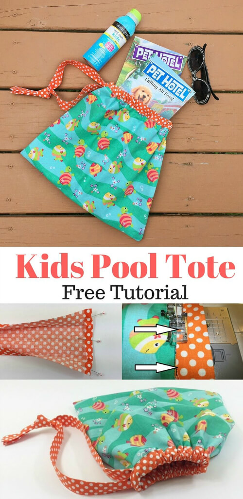 Kids Pool Tote Bag Tutorial | DIY Crush