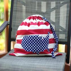 Patriotic Drawstring Bag