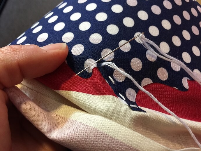 Patriotic Drawstring Bag Tutorial DIY Crush