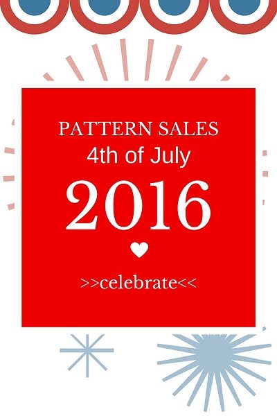 Pattern sales for 4th of July 2016