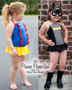 The Princess Power Suit for girls pattern