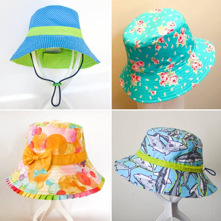 bucket hat pattern style - Free patterns & by DIY Crush