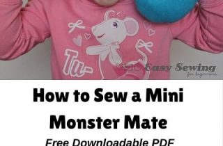 Free monster softie sewing pattern