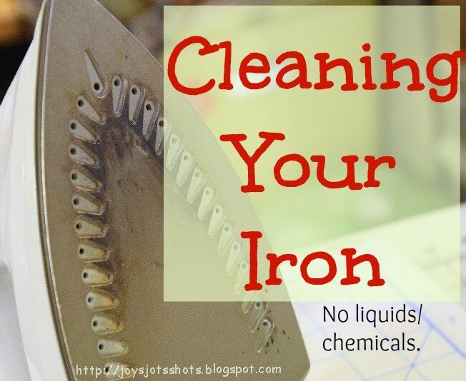 How to clean your iron without chemicals