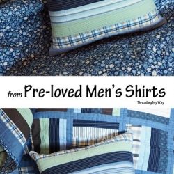 Recycled Men’s Shirt Cushion