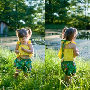 Sun Suit pattern with ruffle straps | DIY Crush