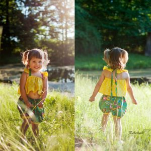 Sun Suit pattern with ruffle straps | DIY Crush