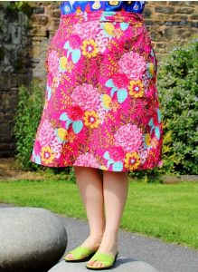 How to sew an A-line skirt with pockets