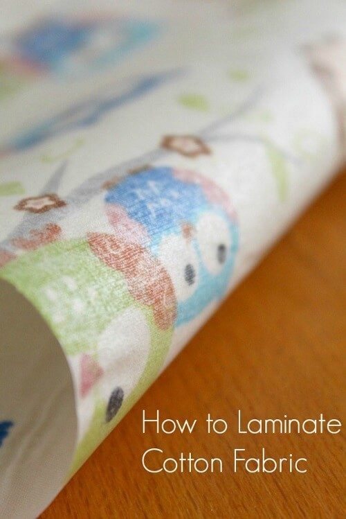How to laminate cotton fabric 