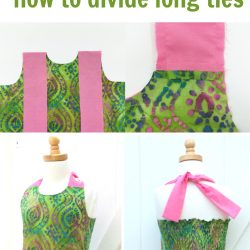 Sewing Hack: How To Divide Long Ties