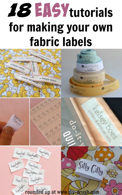 How to print your own fabric labels tutorial - Patchwork Posse