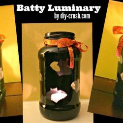 DIY Halloween Luminary – Bats