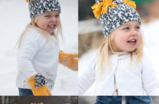 Free fleece hat, mitten and leg warmers patterns for download.
