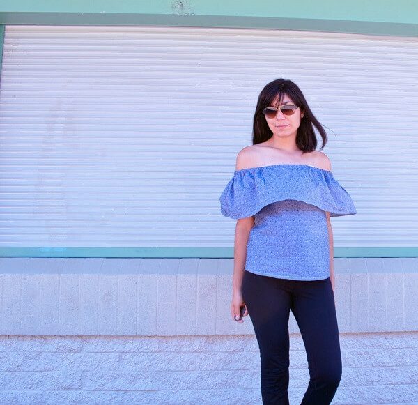 Free off shoulder ladies top pattern
