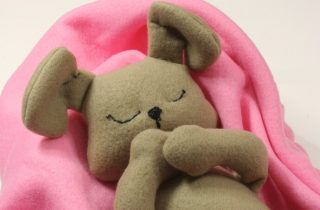 Plushie Puppy Pattern. A review of this adorable plush dog sewing pattern