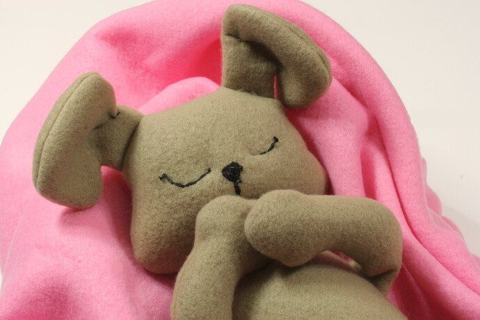 Plushie Puppy Pattern. A review of this adorable plush dog sewing pattern 