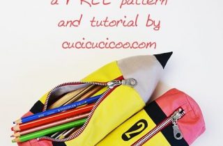 Free Pencil Shaped Pencil Case Pattern