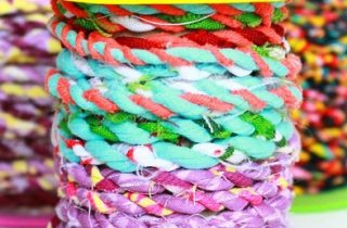 fabric twine tutorial, how to make fabric twine