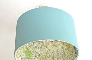 Ikea Hack Map lamp DIY