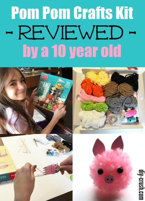 Pom Pom Crafts Kits. An honest review by a 10 year old. Great craft kits for Christmas or birthdays