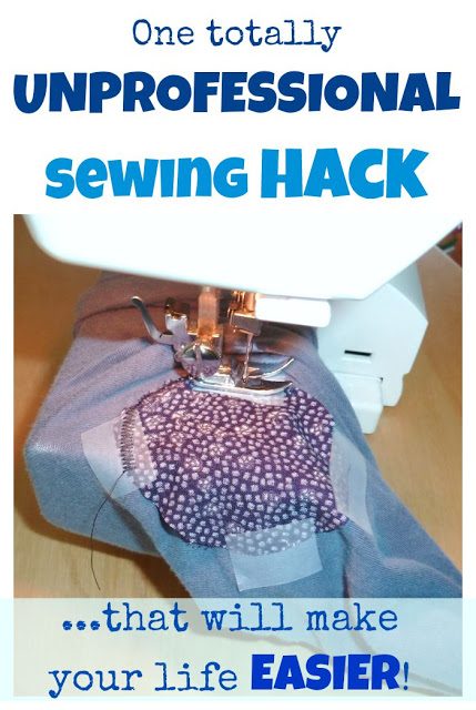 A rather unprofessional but awesome sewing hack anyone needs to know.