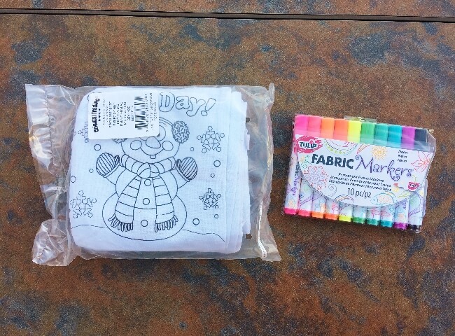 Cute Winter Coloring Bags From Oriental Trading