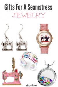 Gifts for a seamstress. Beautiful selection of jewelry gift ideas for people that sew.