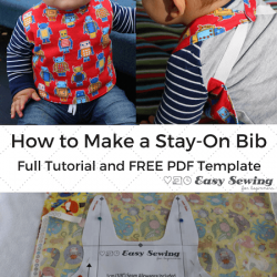 How To Make A Reversible Bib That Stays On