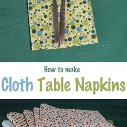 How To Make Fabric Napkins