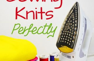How to sew knit fabric. This guide gives you tips and tricks to achieve a great result.
