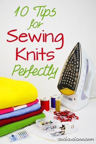 How to sew knit fabric. This guide gives you tips and tricks to achieve a great result.