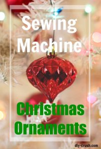 Sewing Machine Christmas Ornaments. Find beautiful sewing related ornaments for your tree.