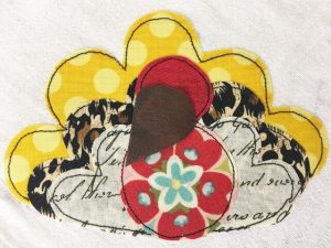 Turkey Applique Dish Towel DIY