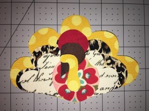 Turkey Applique Dish Towel DIY