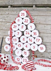 Upcycled Tin Can Advent Calendar