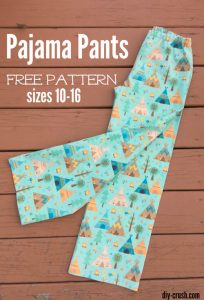 Free Pajama Pant Pattern