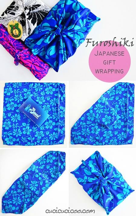 How to make Furoshiki. Alternate gift wrapping.