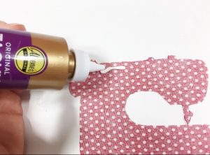 DIY Valentine's Day card with sewing machine (2)