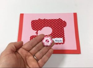 DIY Valentine's Day card with sewing machine (2)