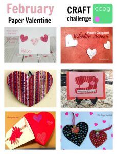 February paper valentine Craft Challenge