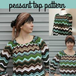 Selfish Sewing – A Peasant Top For ME